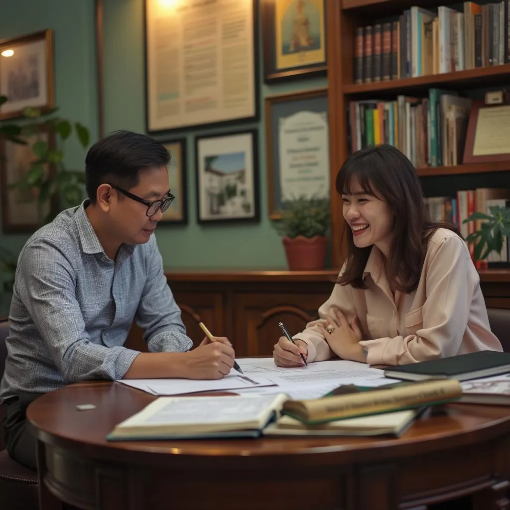 Financial planning session